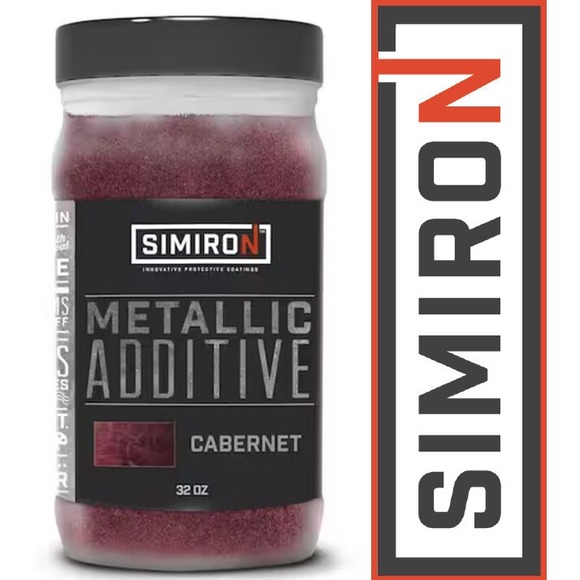 NEW! SIMIRON 32oz Metallic Paint/Epoxy Additive - Cabernet 40003289